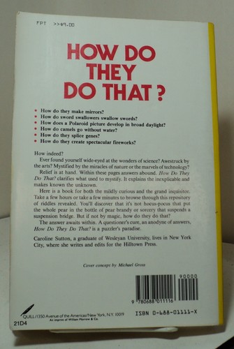 How Do They Do That ? by Caroline Sutton - 1981 - Picture 2 of 2