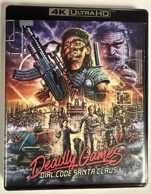 Deadly Games (Aka Dial Code Santa Claus) (4k Ultra HD) Blu Ray, OOP Slipcover