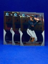2023 Bowman Chrome Prospect # BCP-35 Frederick Bencosme (x3) 1st Bowman Orioles