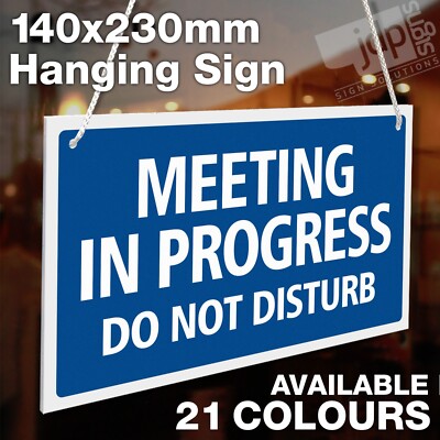 Progress Made Sign In Progress Sign Meeting Progress Do Not Disturb