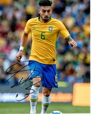 Brazil Alex Telles Autographed Signed 8x10 Photo COA #2