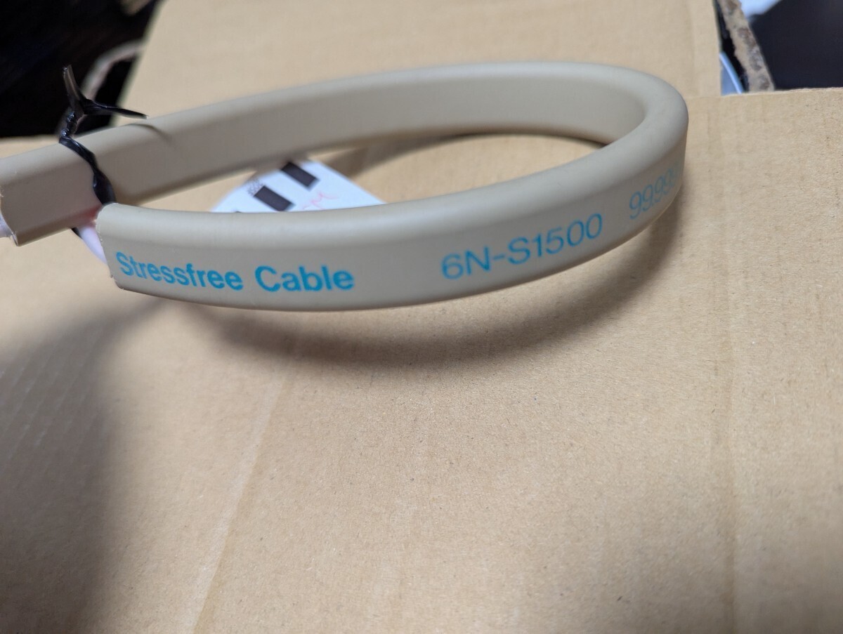 ACROTEC stressfree RCAケ−ブル1m ACROTEC 6N-A2050 Stressfree RCA 1m (約96cm) ペアアクロテック