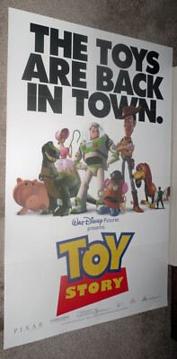 TOY STORY original 1995 27X41 DOUBLE SIDED one sheet movie poster