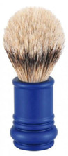 Merkur Badger Shaving Brush w/ Chrome-Plated Blue Handle 90138141