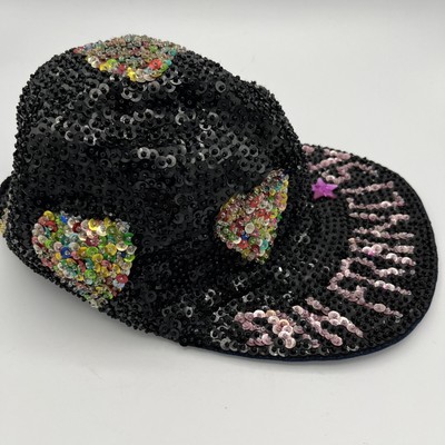 San Francisco All Sequin Black Baseball Cap Rare Vintage One  display picture 2