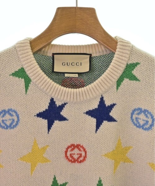GUCCI Knitwear/Sweater BeigexBluexYellow etc.(Star pattern GUCCI Knitwear/Sweater BeigexBluexYellow etc.(Star pattern