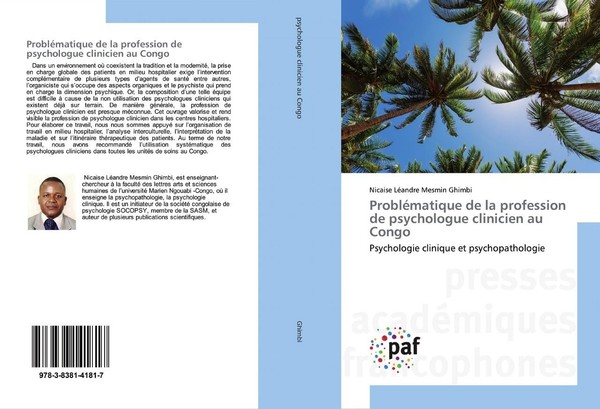 ProbléMatique De La Profession De Psychologue Clinicien Au Congo Nicaise LéAndre-image