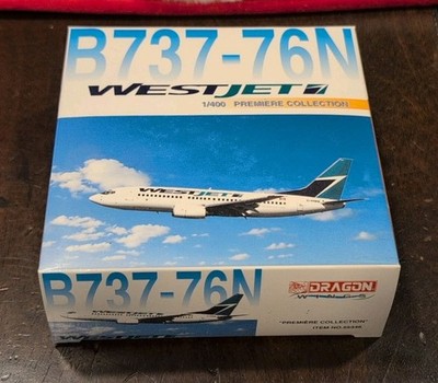 Dragon Wings Westjet Boeing 737-76N - #55346- 1:400 - C-FIWS - Old Store Stock 