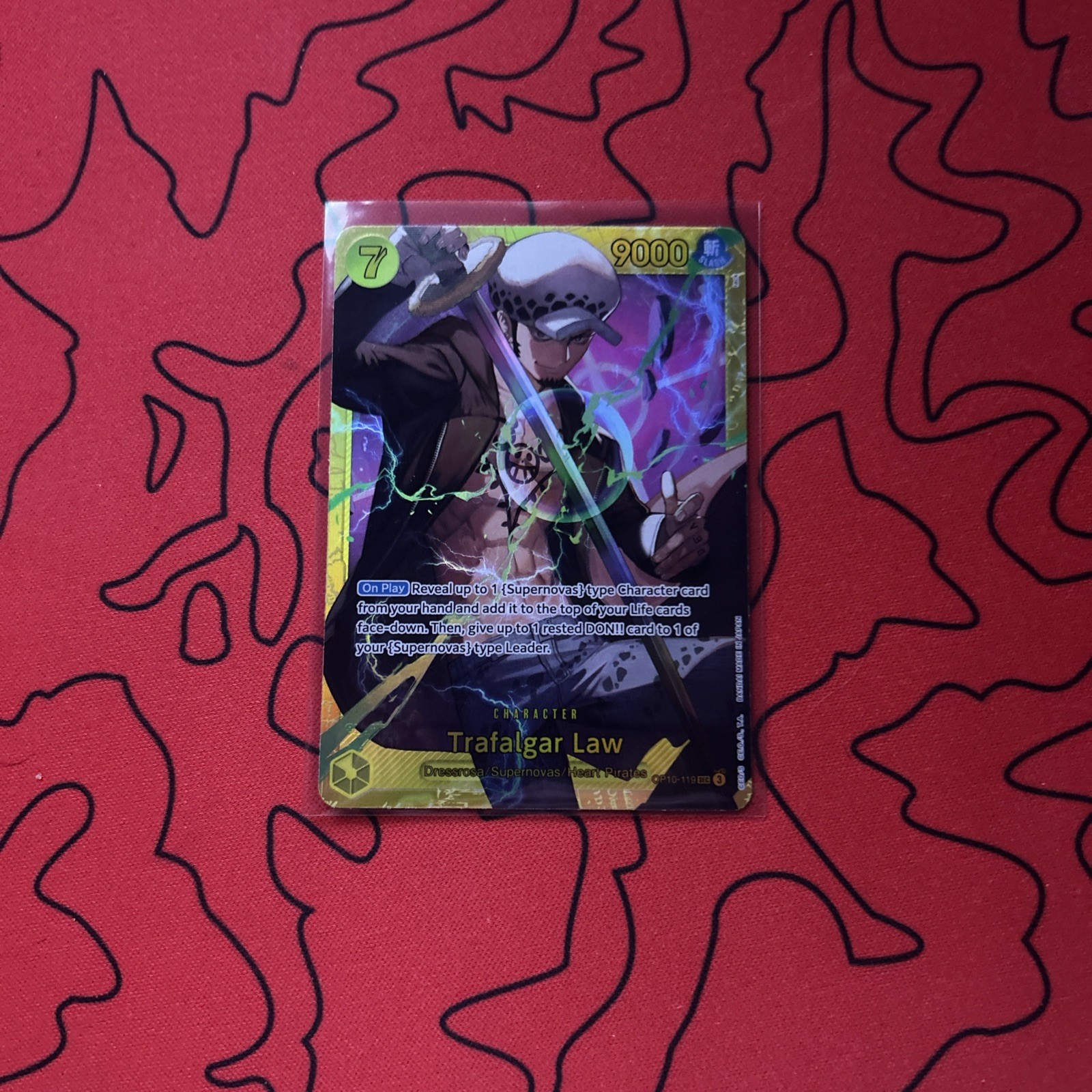 Trafalgar Law (119) OP10-119 Royal Blood Foil