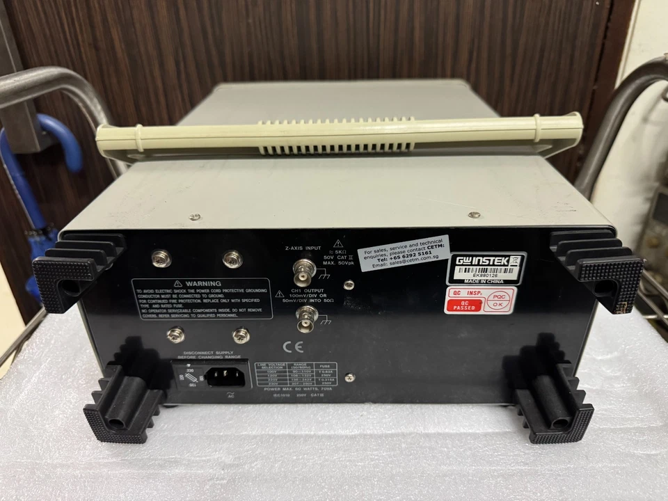 GW Instek GOS-653G 50MHz Dual Channel Analog Oscilloscope - Image 2 of 3
