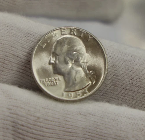 1953 S US Washington Quarter 25c Unc