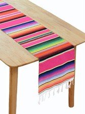 BOXAN Mexican Serape Table Runner for Mexican Party Wedding Decorations Outdo...