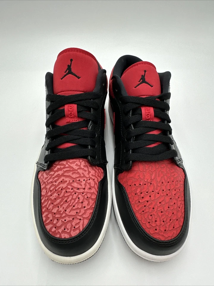 Air Jordan 1 Low Bred Cement 2014 Size 9.5 Brand New 553558-013 - Image 2 of 4