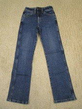 Wrangler Retro Jeans Boys 11 Blue Slim Straight Kids Youth Pants Dark Wash Denim