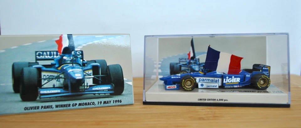 1/43 Minichamps Limited Edition Formula 1996 Ligier Mugen Honda JS 43 Panis #9 - Image 2 of 4