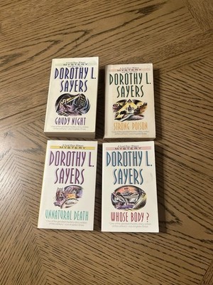 Lot of 4 Dorothy L. Sayers Lord Peter Wimsey Paperbacks Harper Torch