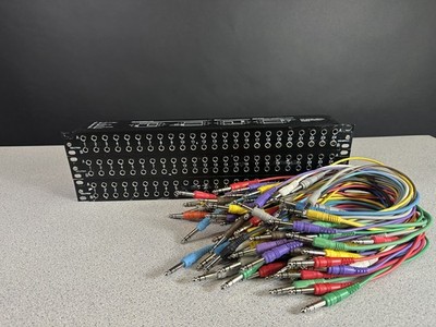 Neutrik NYS-SPP-L1 48-Point Balanced Patchbays + Pro Patch Cable Bundle