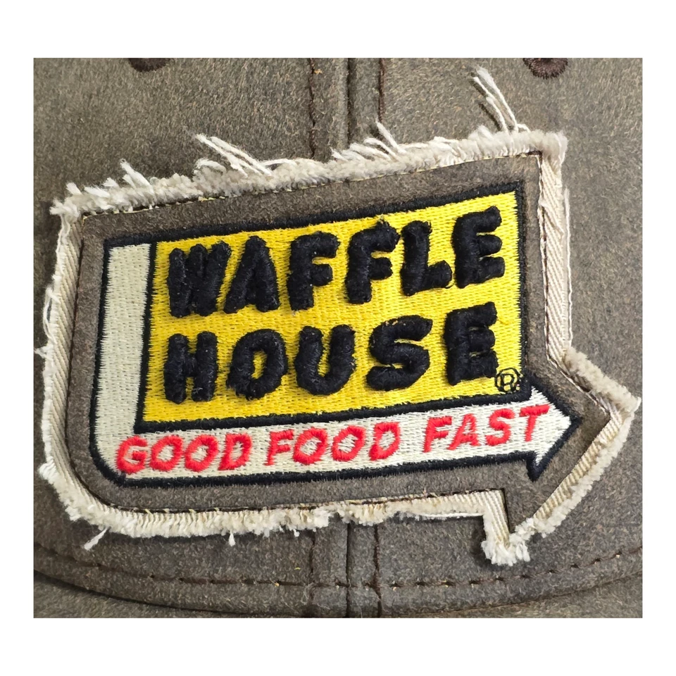 Waffle House by Realtree Adjustable Baseball Cap Hat Brown - Image 2 of 4