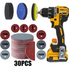 Sanding Discs Pad Car Headlight Repair Sandpaper Kit Auto Wheel Polish Paper