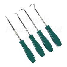Haken Picker Werkzeug Set 4-teilig f&uuml;r Auto KFZ PKW Motorrad Roller Mofa Scooter