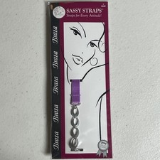 Braza Sassy Straps Pink Silver Chain For Strapless/Multiway Bras New Sealed