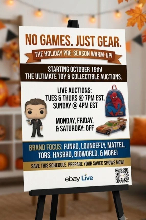 🔥 Holiday Pre-Season Warm-Up w/ Amira! Fast Auctions: Funko, Loungefly....