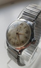 Vintage 1950s Seiko Super Antimagnetic Watch Running Hebi Snake S Logo Rare