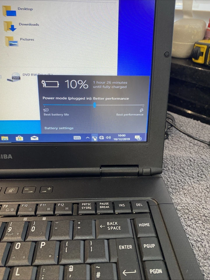 Vintage Toshiba Terra M11-17Z Intel Core I7 CPU M640 4gb 320hd  - Image 4 of 4