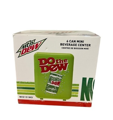 Mountain Dew Retro, Mini Portable Compact Personal Fridge Cooler New