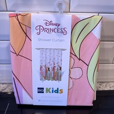 NWT The Big One Kids Cute Disney Princess Fabric Shower Curtain 70" x 72" Ariel