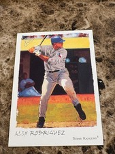 ALEX RODRIGUEZ 2002 Topps Gallery Variation SP #20 Rangers
