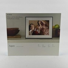 New Aura Home 12" HD Wifi Aspen Digital Photo Frame by Aura Matted Ink AF210