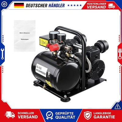Portable Air Compressor Home Garage Oil Free Ultra Quiet Compressor Portable Air