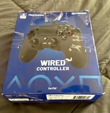 Nacon Wired PS4 Controller Black USB Built-in...