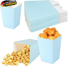 Popcorn-Boxen Set 48 St&uuml;ck f&uuml;r Filmabend Geburtstagsfeier und Party