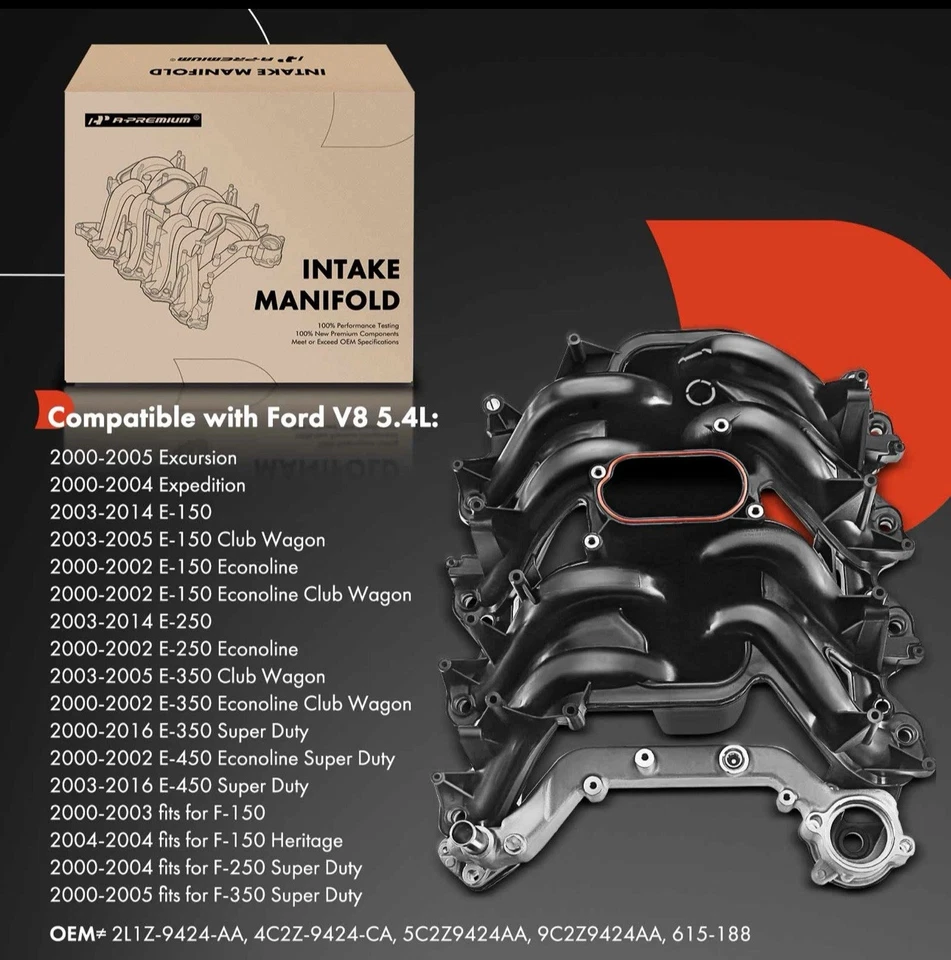 Intake Manifold Ford E-150 E-250 E-350 F-150 F-250 F350 Expedition - Изображение 2 из 4