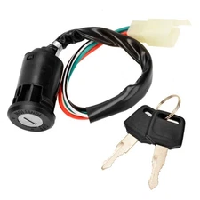 4 Pin Ignition Key Switch 4 Wire Compatible with Tao Coolster Sunl... 