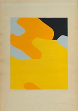 Uwe Städtler 1966 Yellow Composition 2/100 P.Z