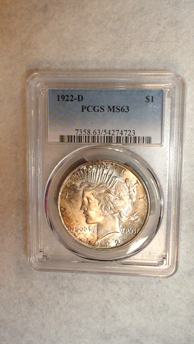 MS 63 Graded Peace Dollars 1921-1935 for sale | eBay