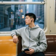 Sweatproof Corded Earphones In-Ear Headsets Clear Sound Quality Earphone