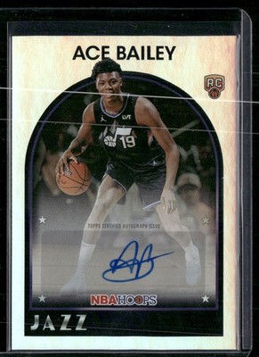 2025-26 Hoops #89S-AB Ace Bailey 1989 Hoops Signatures