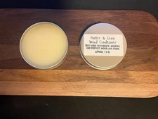 Wood Conditioner Natural Beeswax & Mineral Oil 1.5 OZ Food Safe