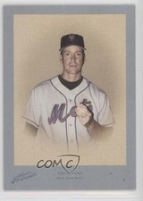 2005 Donruss Studio Portraits Leather & Lumber Blue 33/40 Tom Glavine HOF 5x0