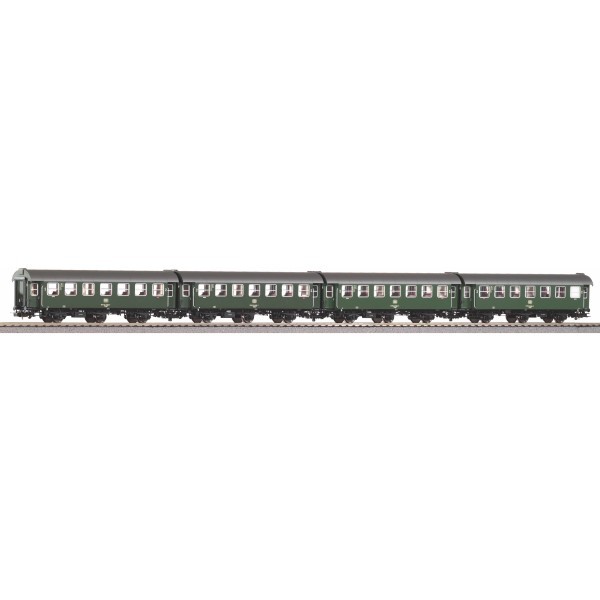 Piko 58268 4er Set Umbauwagen "Gastarbeiter" DB IV H0 + Neu