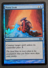 MTG Card - 1x Mana Leak - Eighth (8th) Edition - LP Foil - Magic The Gathering