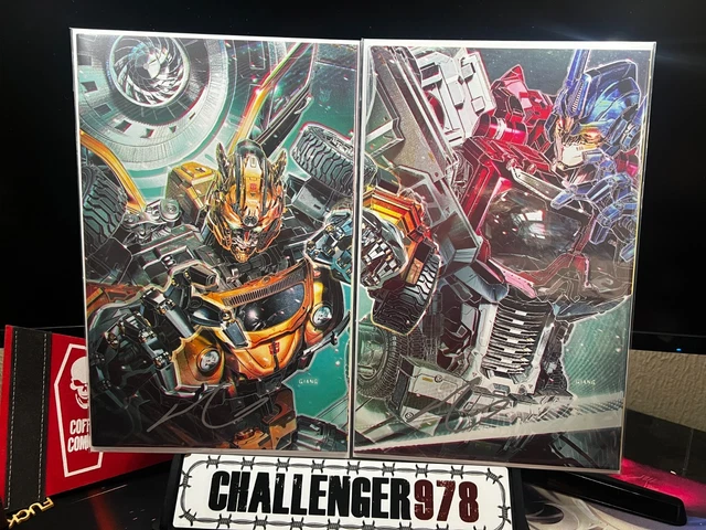 TRANSFORMERS #1 + #16 John Giang SIGNED VIRGIN Connecting SET - LTD 500