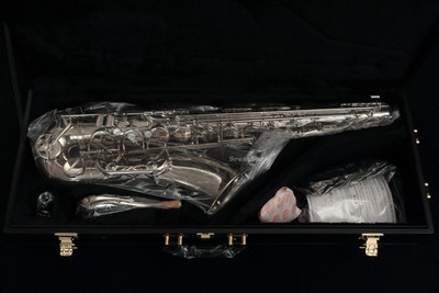  Mint Factory-Sealed Yamaha YTS-875EXS 03 Custom Silver-Plated Tenor Saxophone