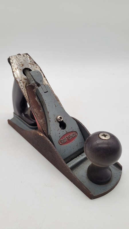 VINTAGE CRAFTSMAN PLANE No. 619.3742 SMOOTH BOTTOM WOODWORKING PLANE MADE IN USA