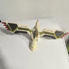 Mighty Morphin Power Rangers White and Gold Falconzord 1995 Bandai Vintage Toy