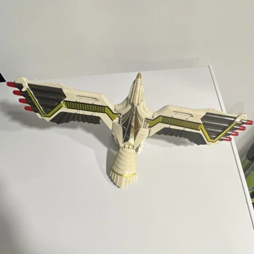 Mighty Morphin Power Rangers White and Gold Falconzord 1995 Bandai Vintage Toy